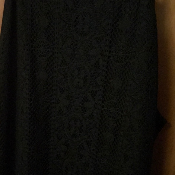 Black Lace Spaghetti Strap Dress - Picture 5 of 5